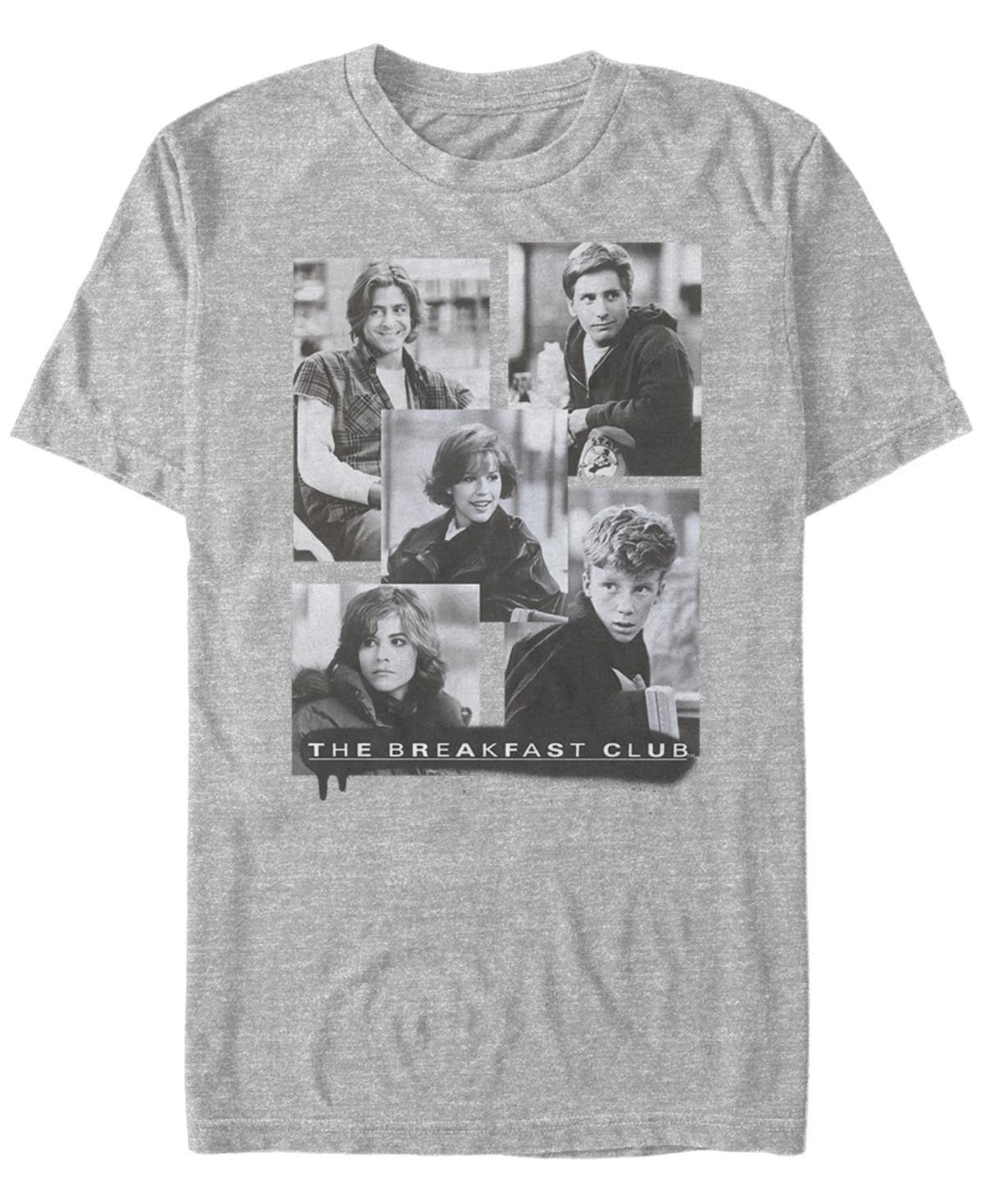 Mens The Breakfast Club Character Tee Athletic Grey Product Image