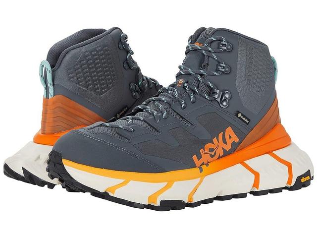 Hoka Men's Tennine Hike GORE-TEX(r) (Castlerock/Persimmon Orange) Men's Shoes Product Image