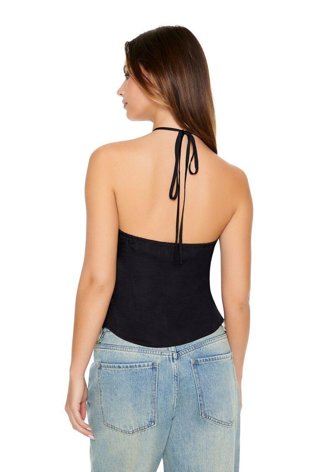 Split-Hem Halter Top | Forever 21 Product Image