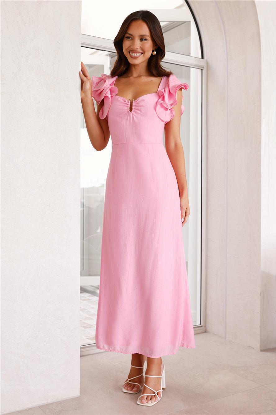 Provence De France Maxi Dress Pink Product Image