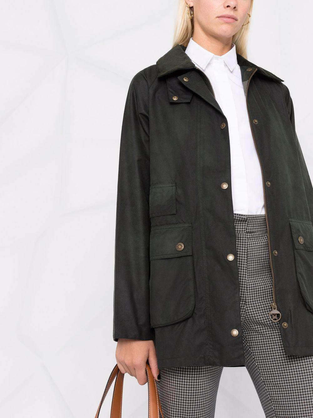 waxed cotton coat Product Image