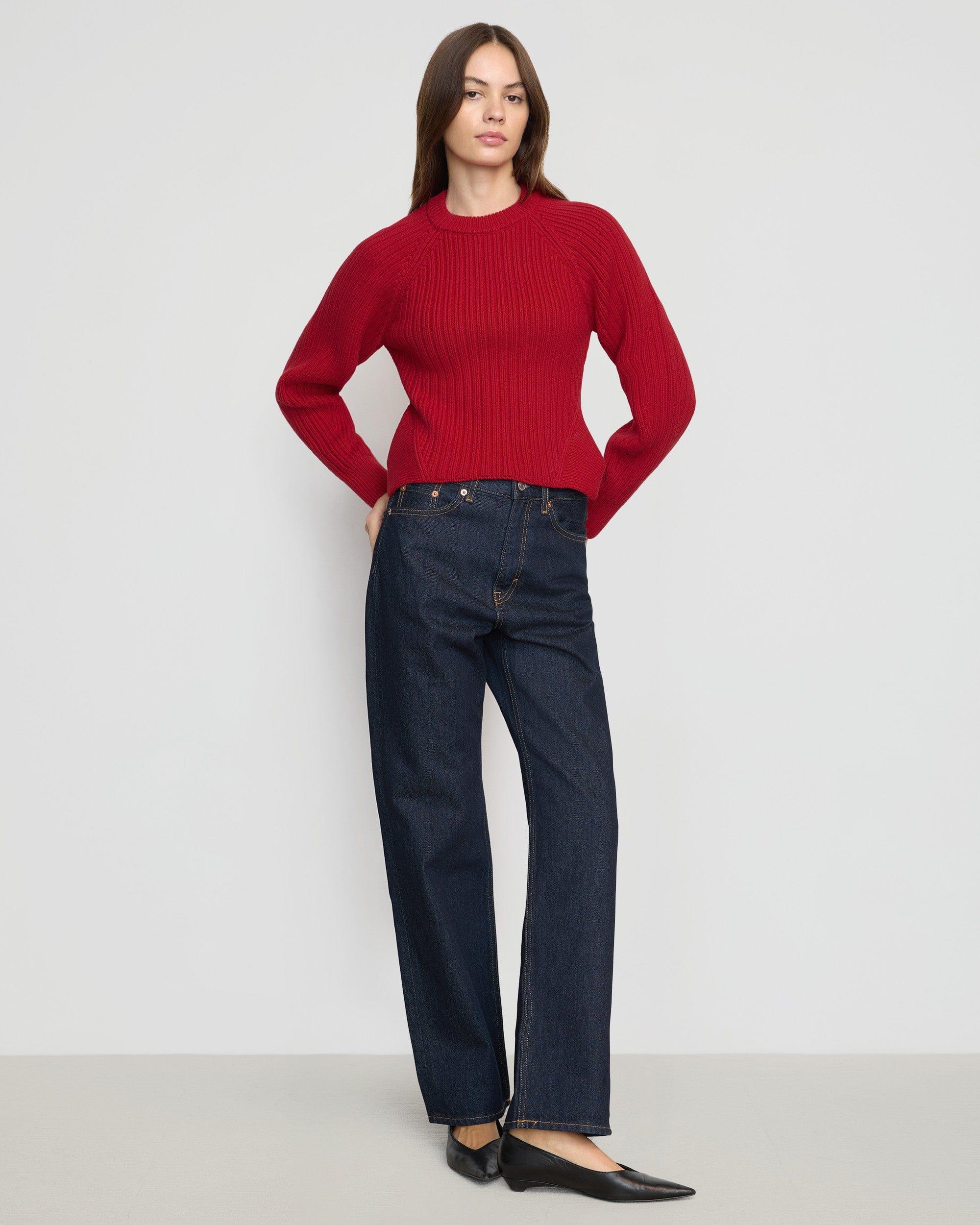 Iona Organic Cotton Cropped Sweater Product Image