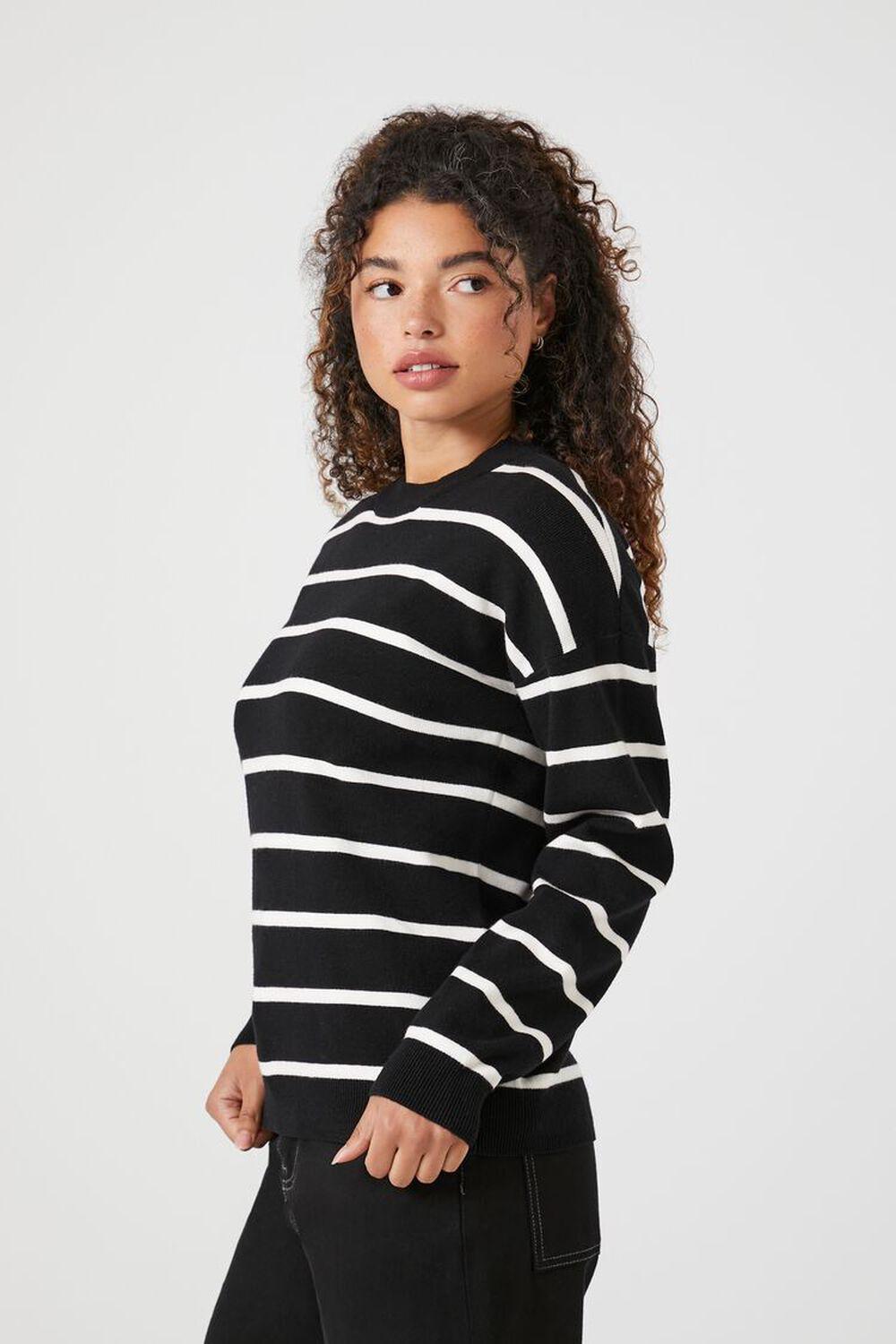 Striped Drop-Sleeve Sweater | Forever 21 Product Image