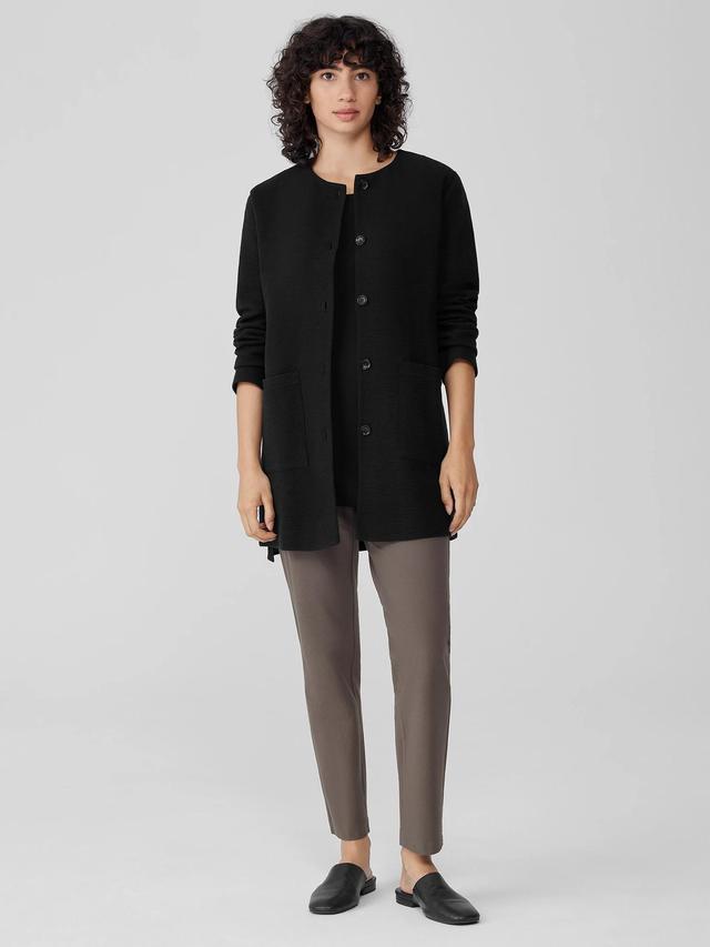 EILEEN FISHER Washable Stretch Crepe Pantfemale Product Image