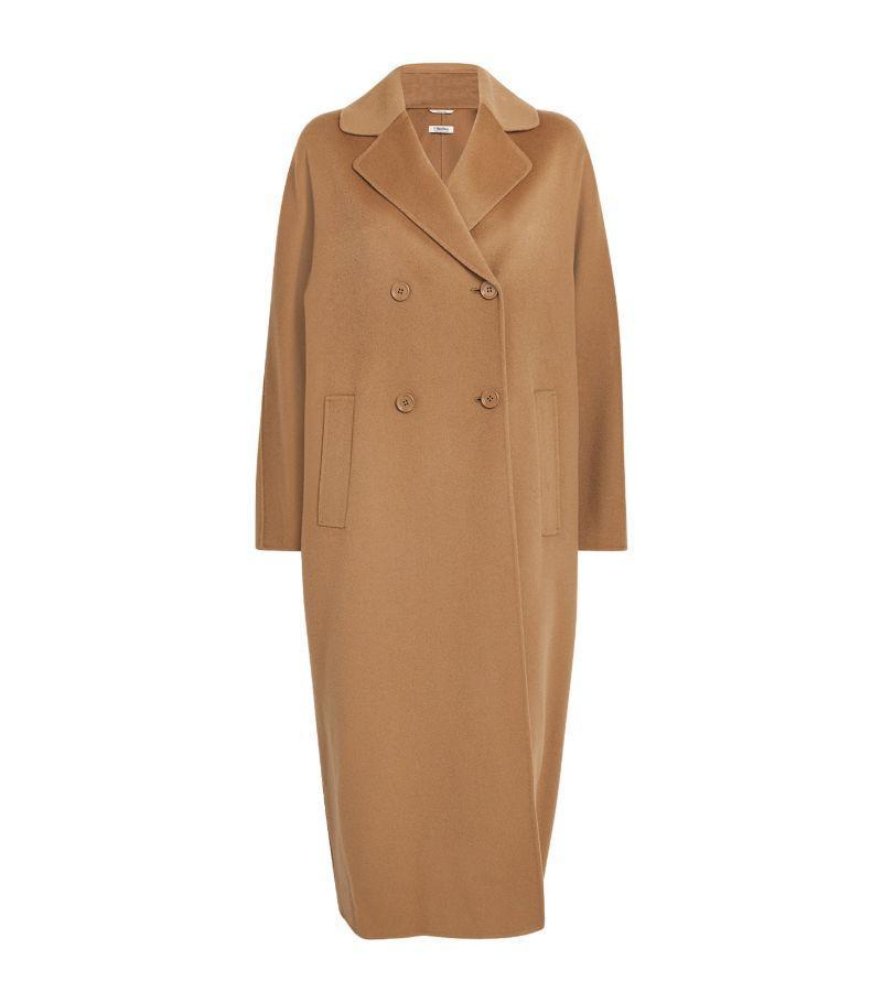 MAX MARA Virgin Wool Capi Coat In Brown Product Image