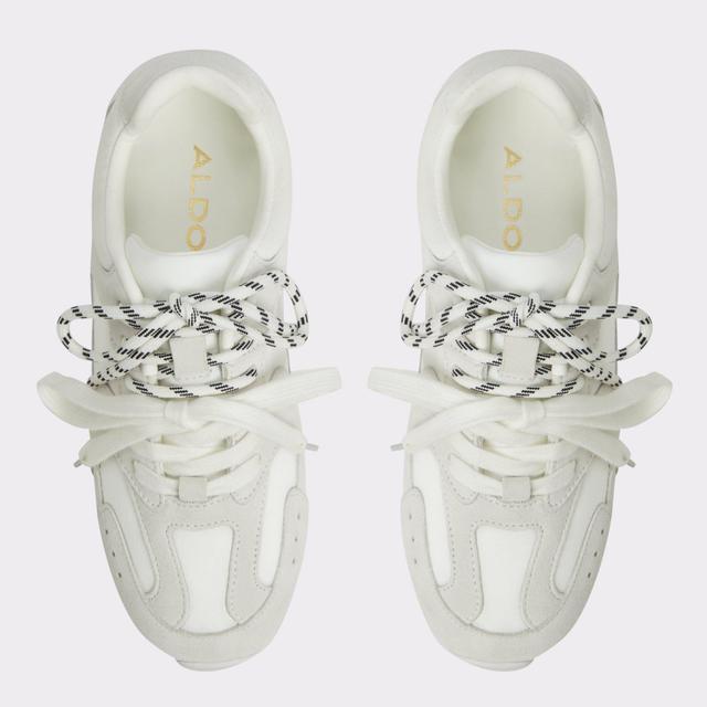 Adrelia White/Bone Women's Low top sneakers | ALDO US Product Image