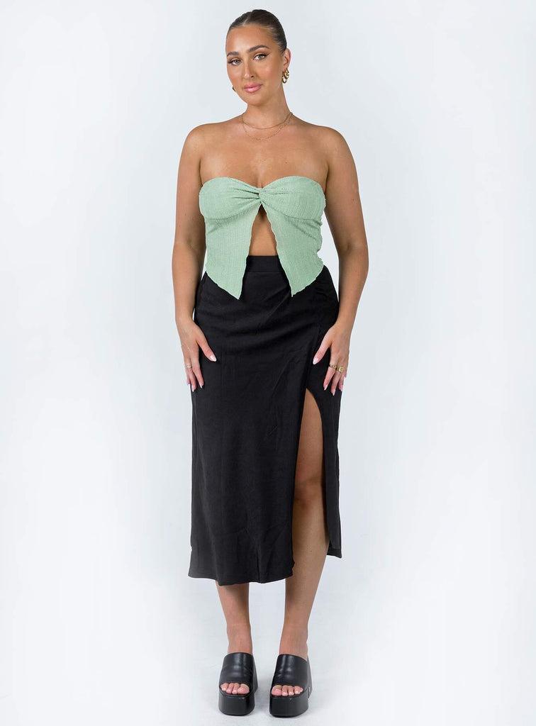 Mabel Midi Skirt Black product image