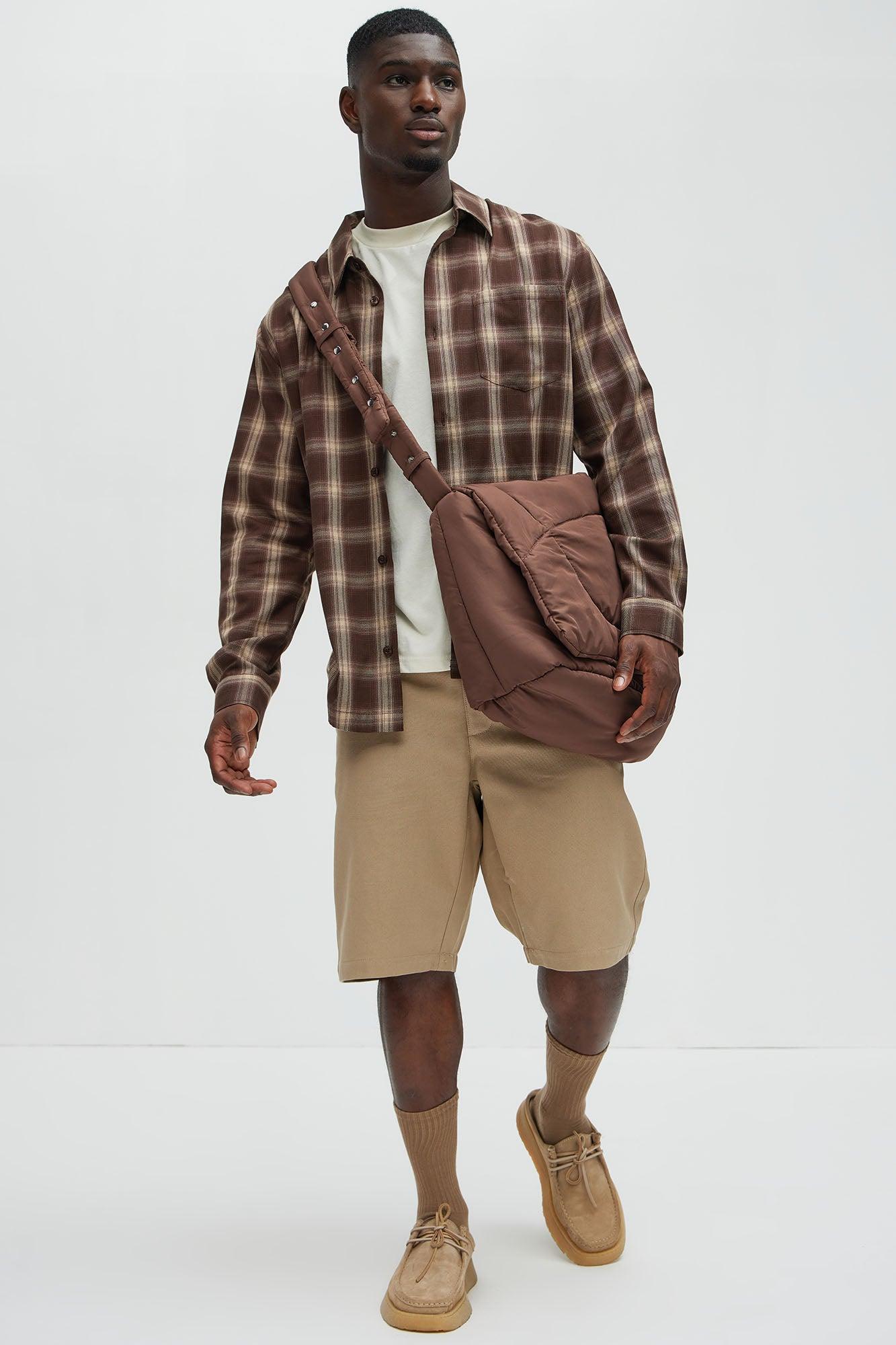 Boyle Plaid Shirt - Brown Combo Product Image