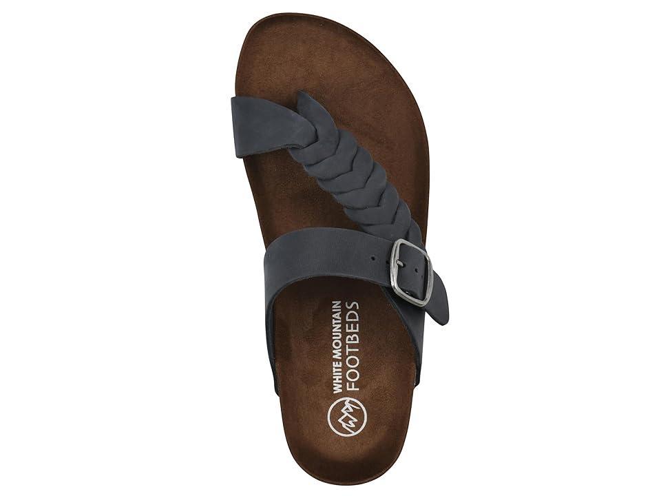 White Mountain Happier (Navy/Leather) Women's Sandals Product Image