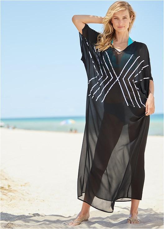 Sequin Maxi Caftan Product Image