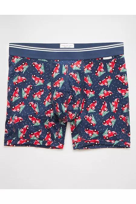 AEO Mens Christmas Trucks 6 Ultra Soft Boxer Brief Men's Product Image