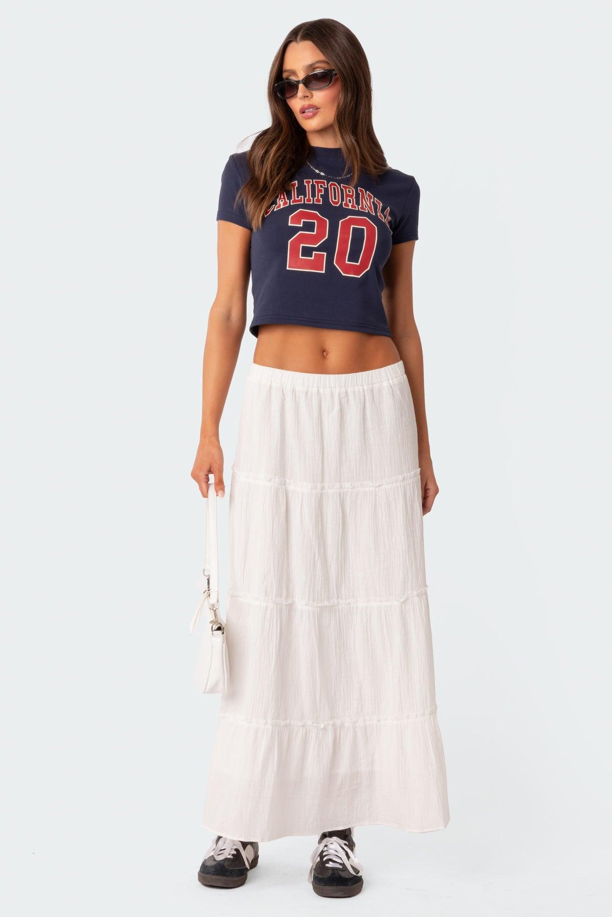 Charlotte Tiered Maxi Skirt Product Image