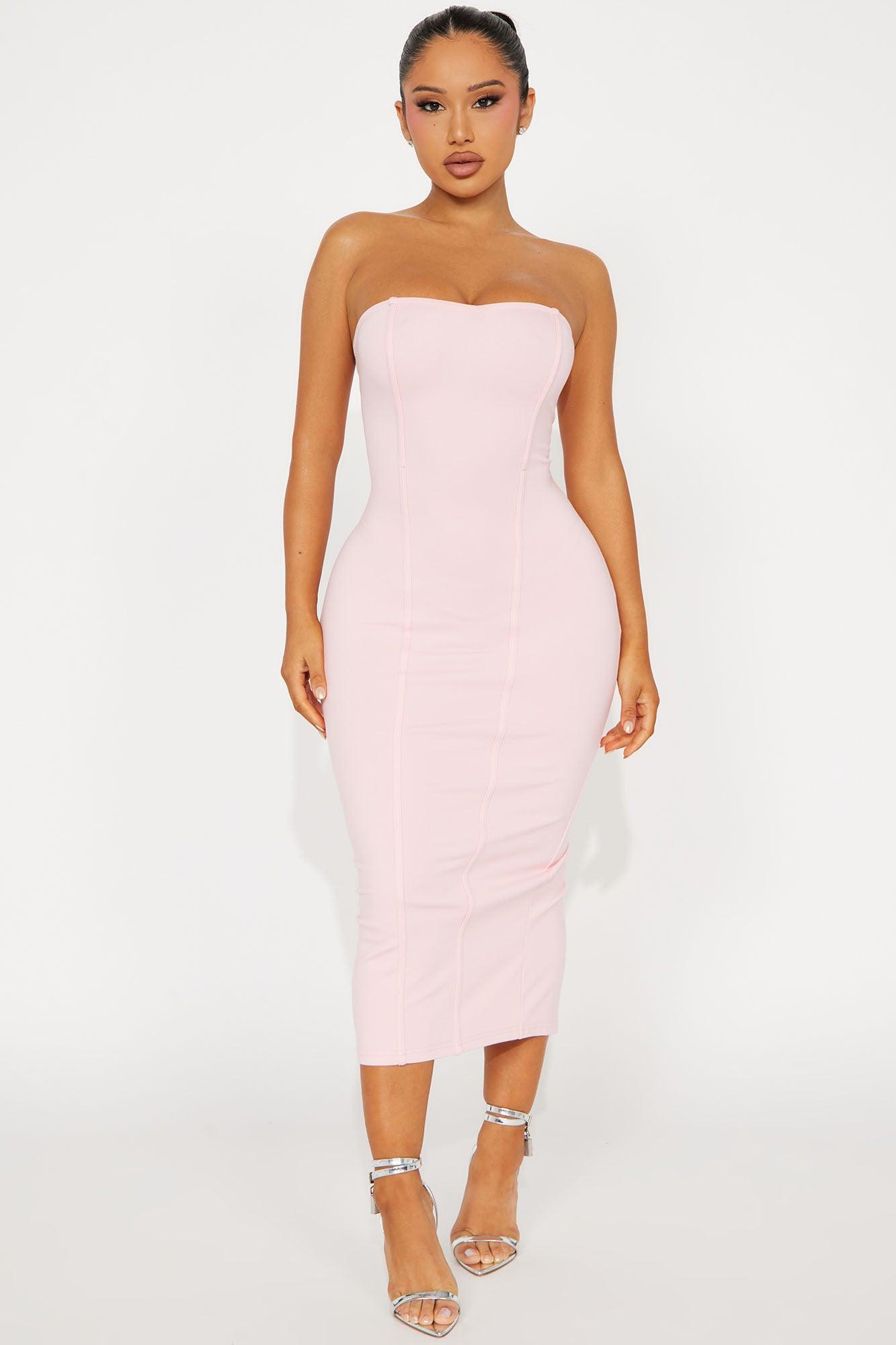 Back to Love Midi Dress - Pink Product Image