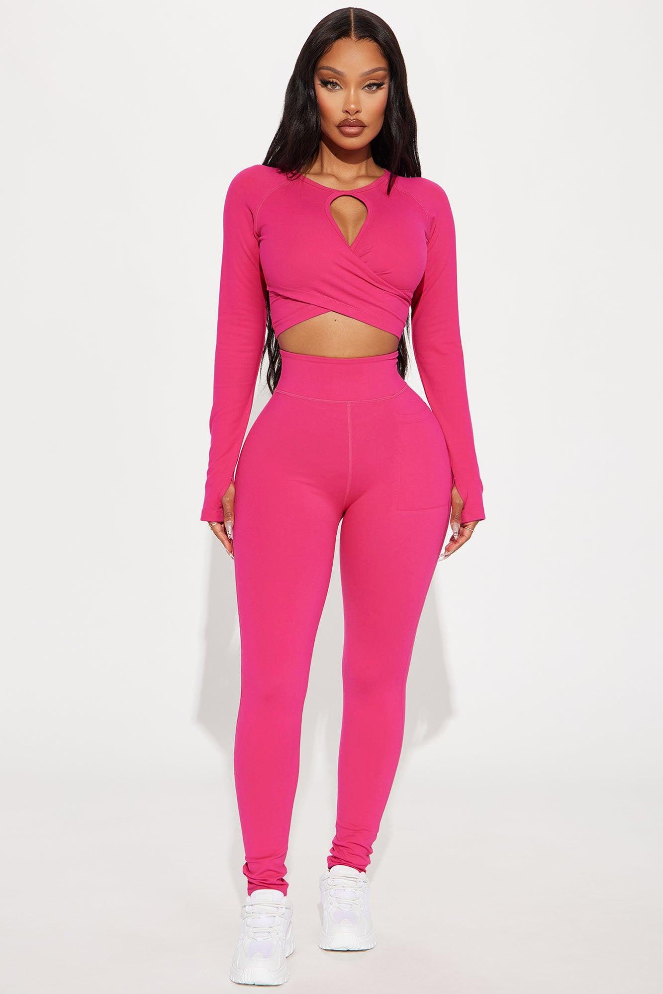 Deep Bend Super Soft Active Top - Fuchsia Product Image