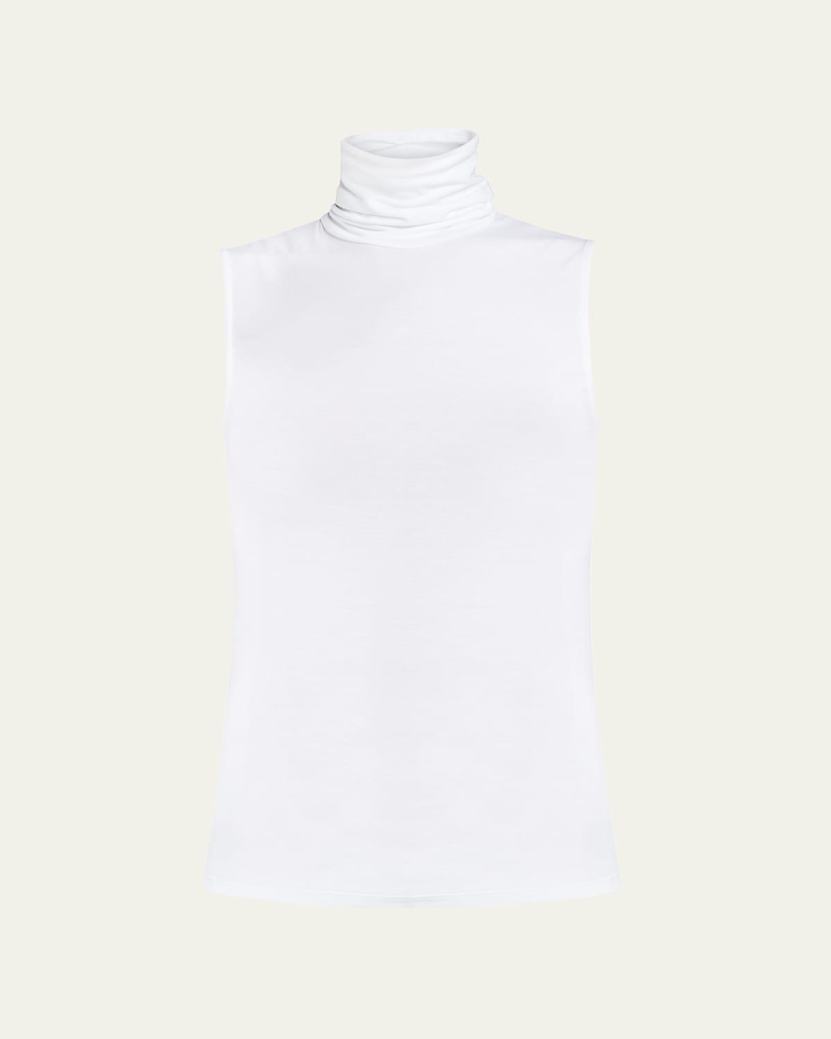 Womens Soft Touch Sleeveless Turtleneck Product Image