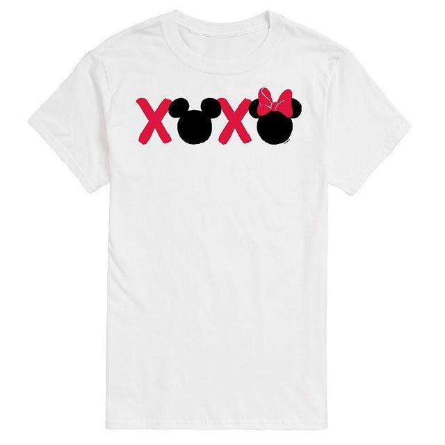 Big & Tall Disney XOXO Tee, Mens White Product Image