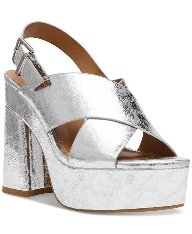 Dv Dolce Vita Womens Wentz Crossband Platform Dress Sandals Product Image