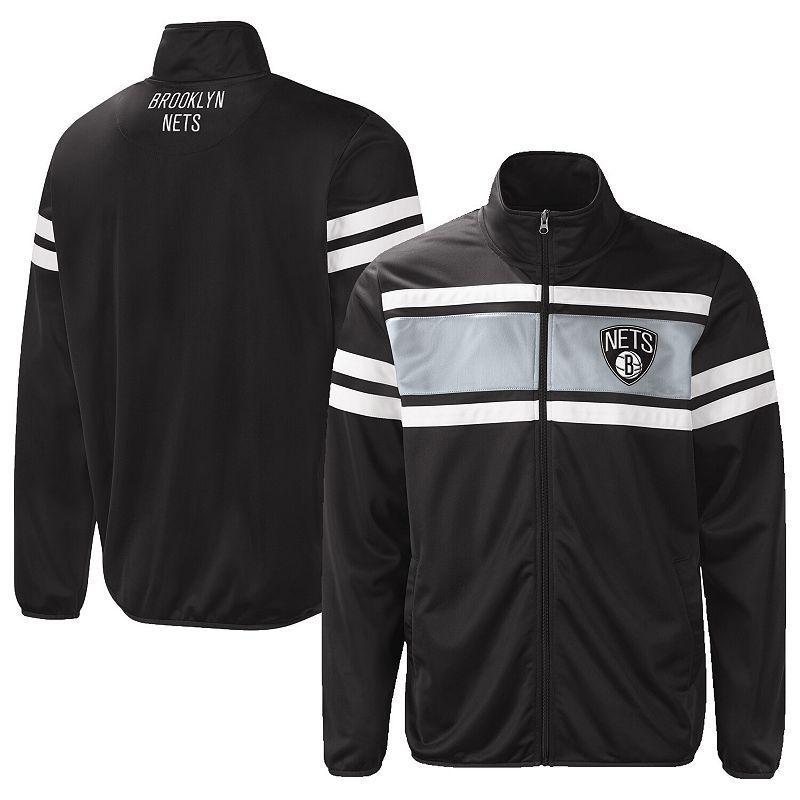 Mens G-III Sports by Carl Banks Brooklyn Nets Power Pitcher Full-Zip Track Jacket Product Image