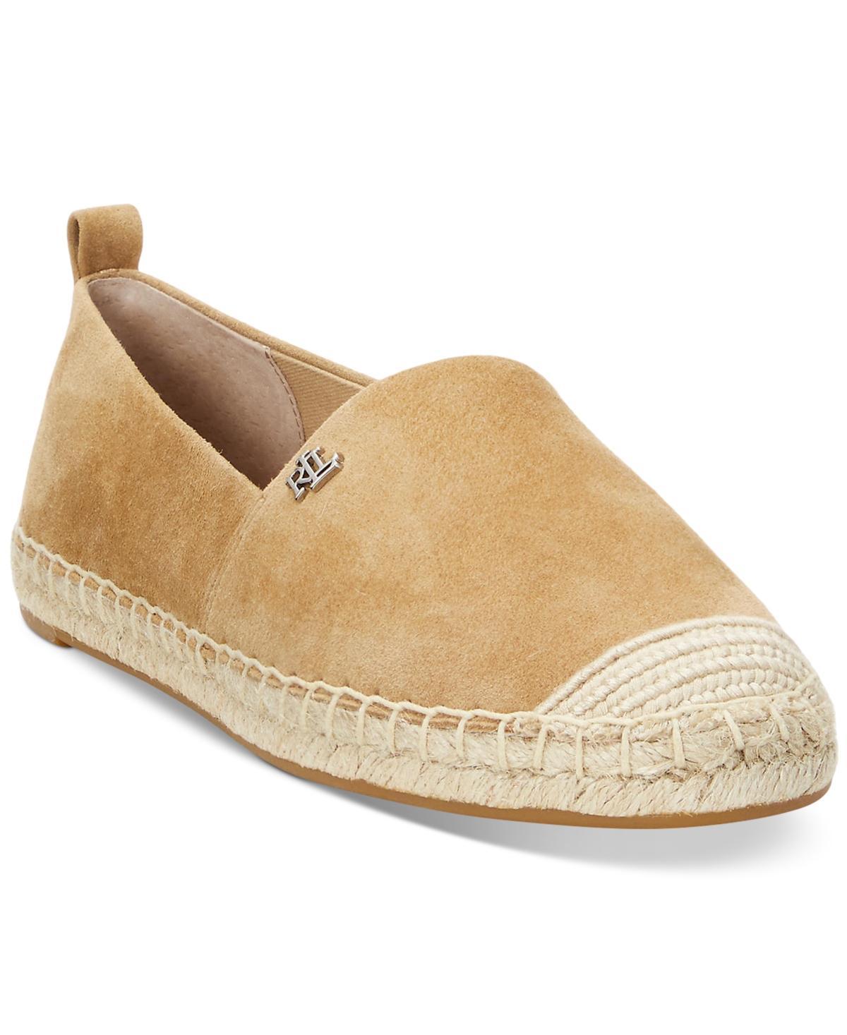 Lauren Ralph Lauren Cameryn Leather Espadrille Flats Product Image