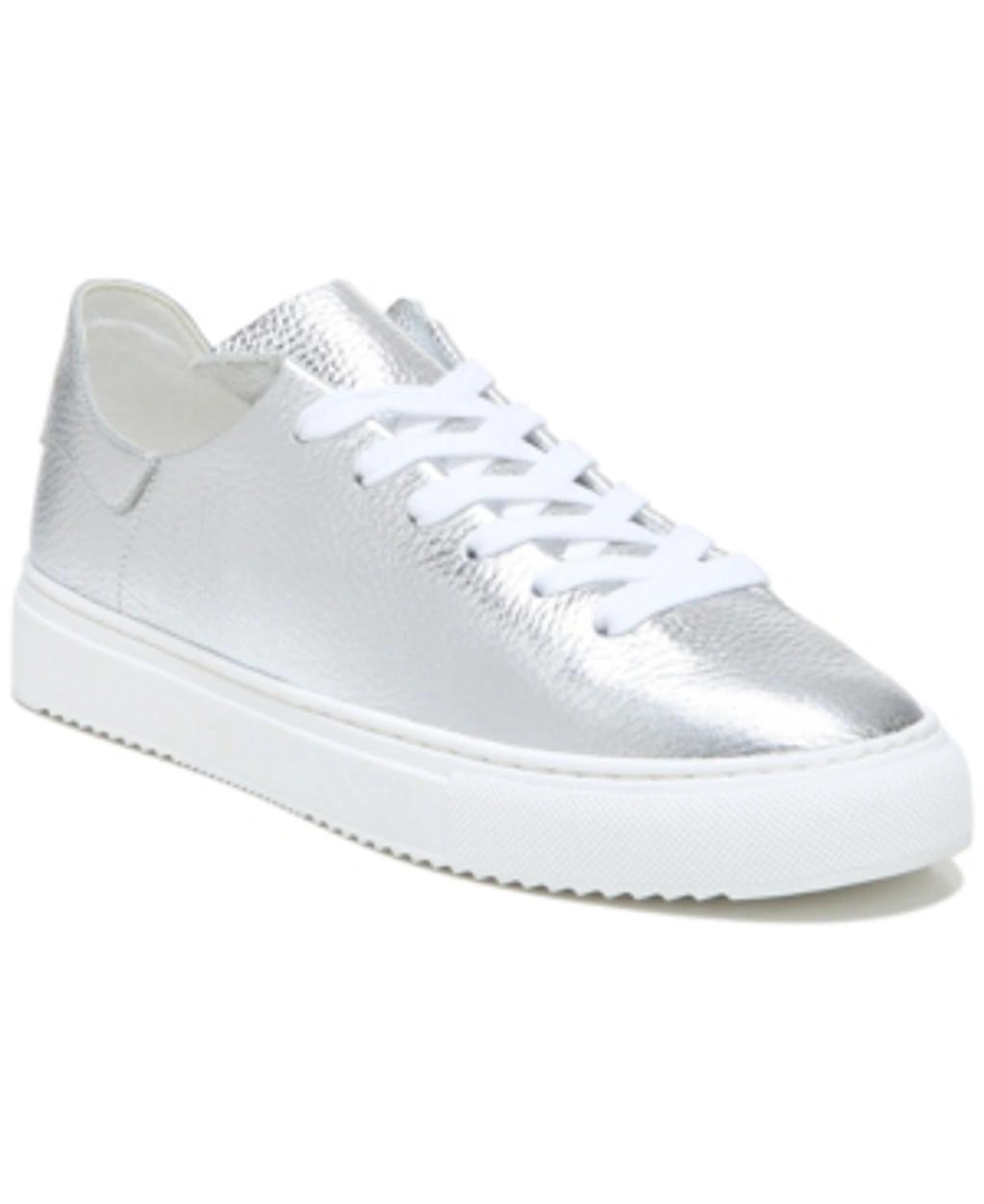 SAM EDELMAN Poppy Womens Leather Lace-up Fashion Sneakers In Metallic Product Image