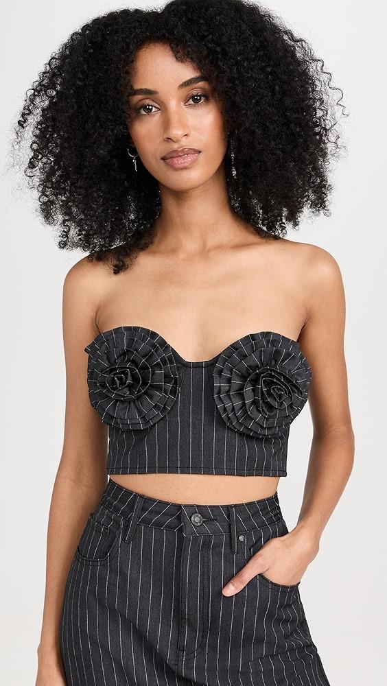 AFRM Kiko Rosette Bandeau Top | Shopbop Product Image