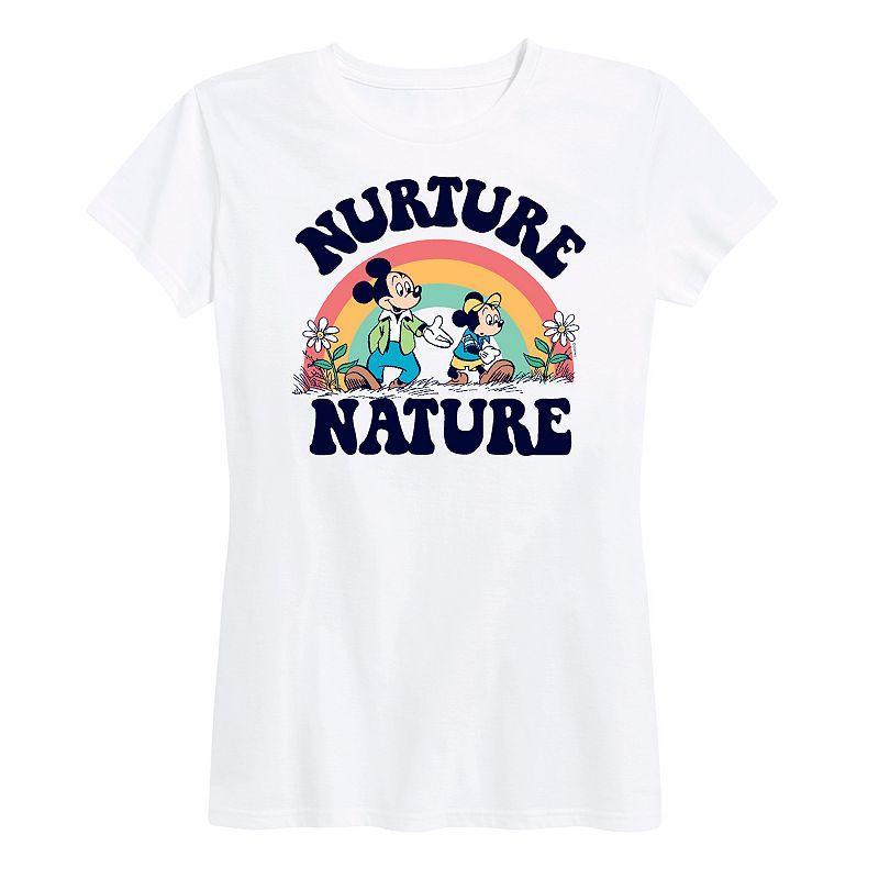 Disneys Mickey Mouse Womens Nurture Nature Graphic Tee Product Image