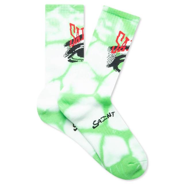 Eyes Socks - Tie Dye Green Male Product Image