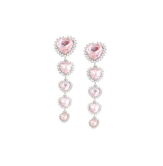 Sohi Womens Heart Drop Earrings Product Image