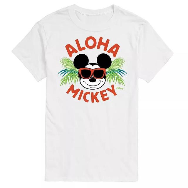 Disneys Mickey Mouse Aloha Graphic Tee, Mens Product Image