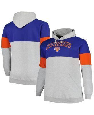 Mens Fanatics Branded /Orange New York Knicks Big & Tall Pullover Hoodie Product Image