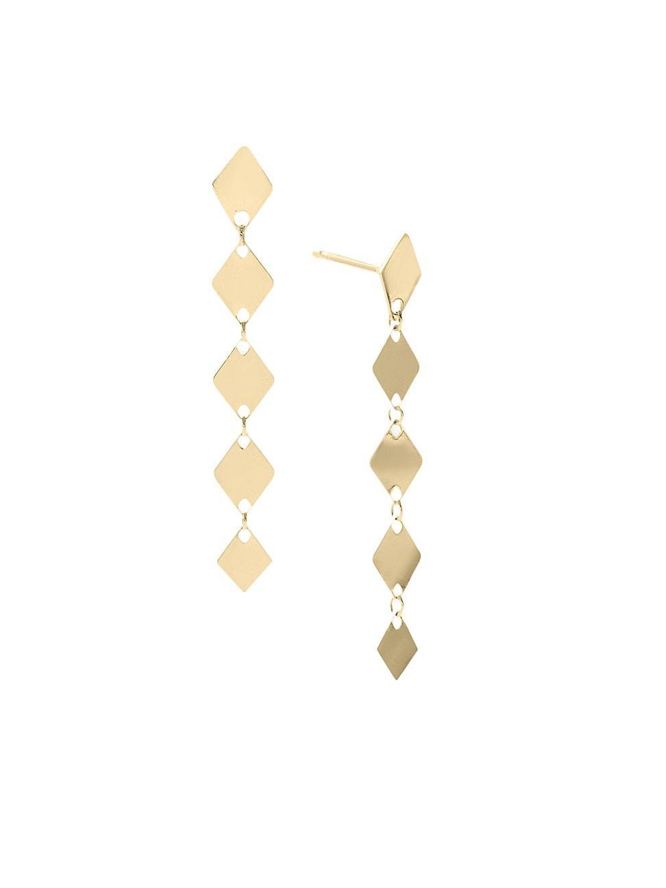 Lana Laser Kite Chain Linear Drop Earrings Product Image