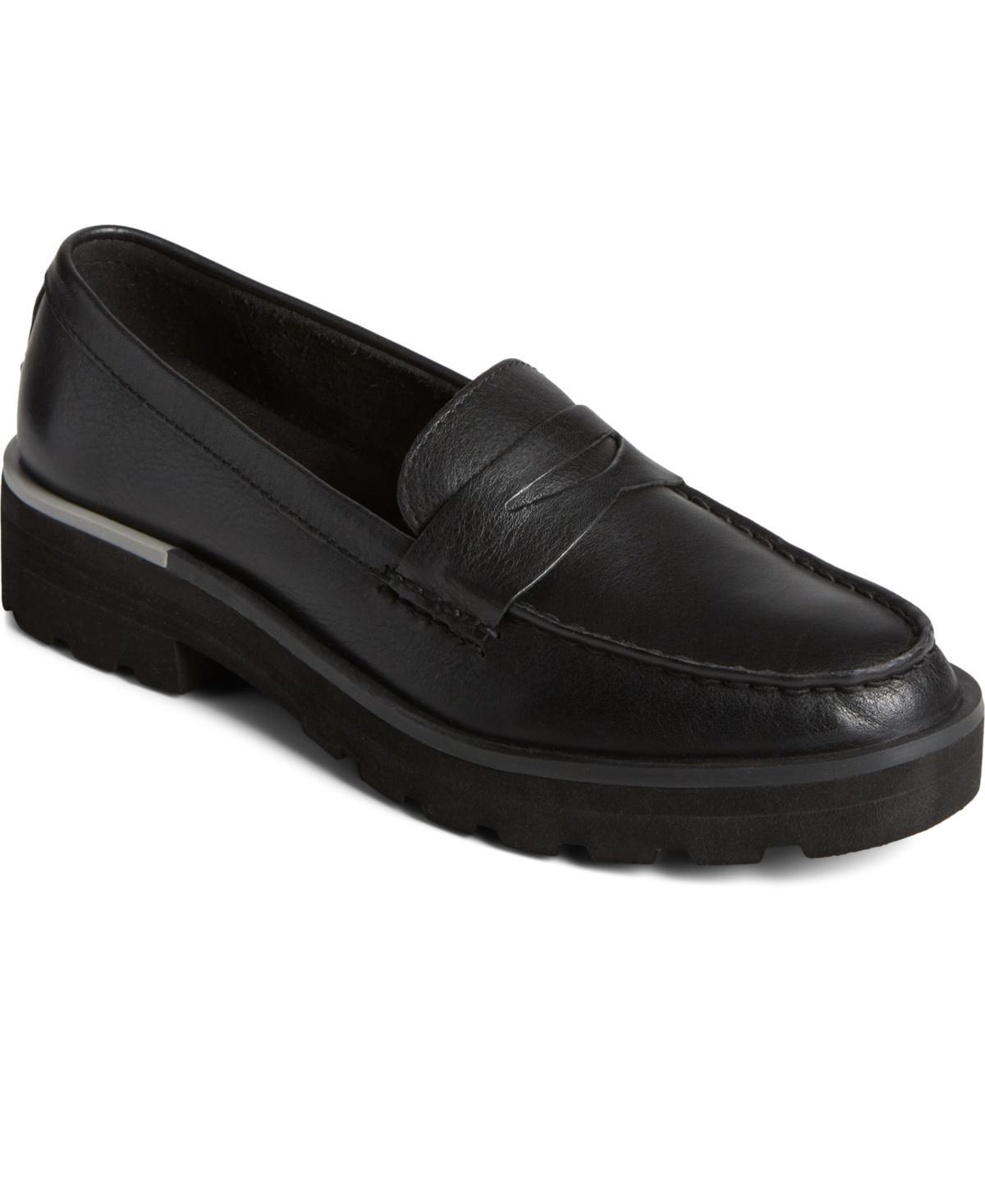 Sperry Chunky Sole Leather Penny Loafers Product Image