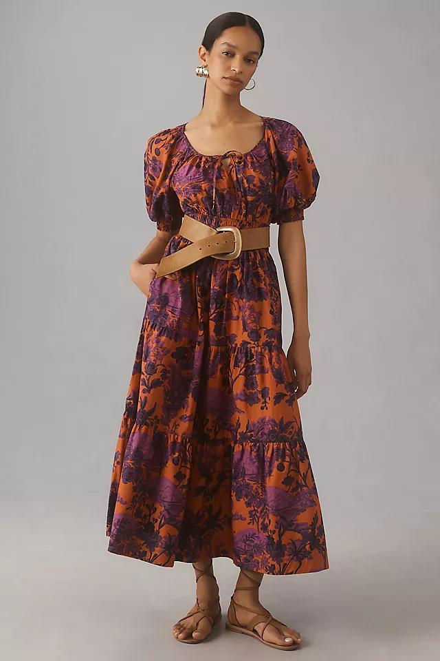 The Somerset Maxi Dress: Puff-Sleeve Edition Product Image