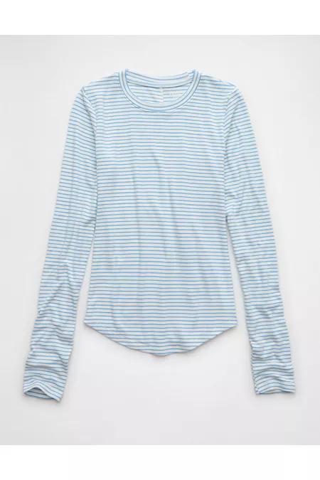 AE Cozy Up Long-Sleeve Layering T-Shirt Women's Product Image