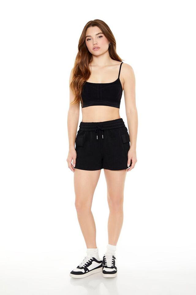 Fleece Cargo Sweatshorts | Forever 21 Product Image