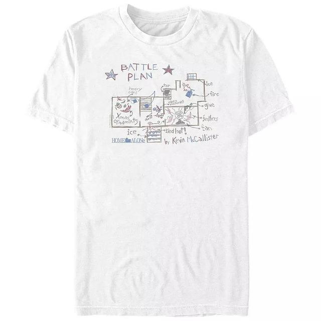 Big & Tall Home Alone Kevins Battle Plan Graphic Tee, Mens Product Image