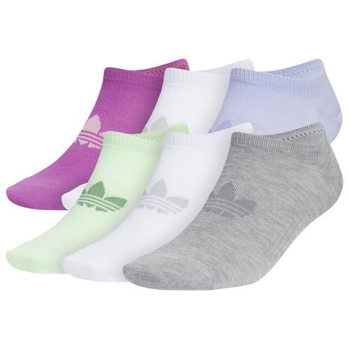 adidas Originals Mens Superlite No Show 6PK Socks - Green/Blue/Purple Product Image