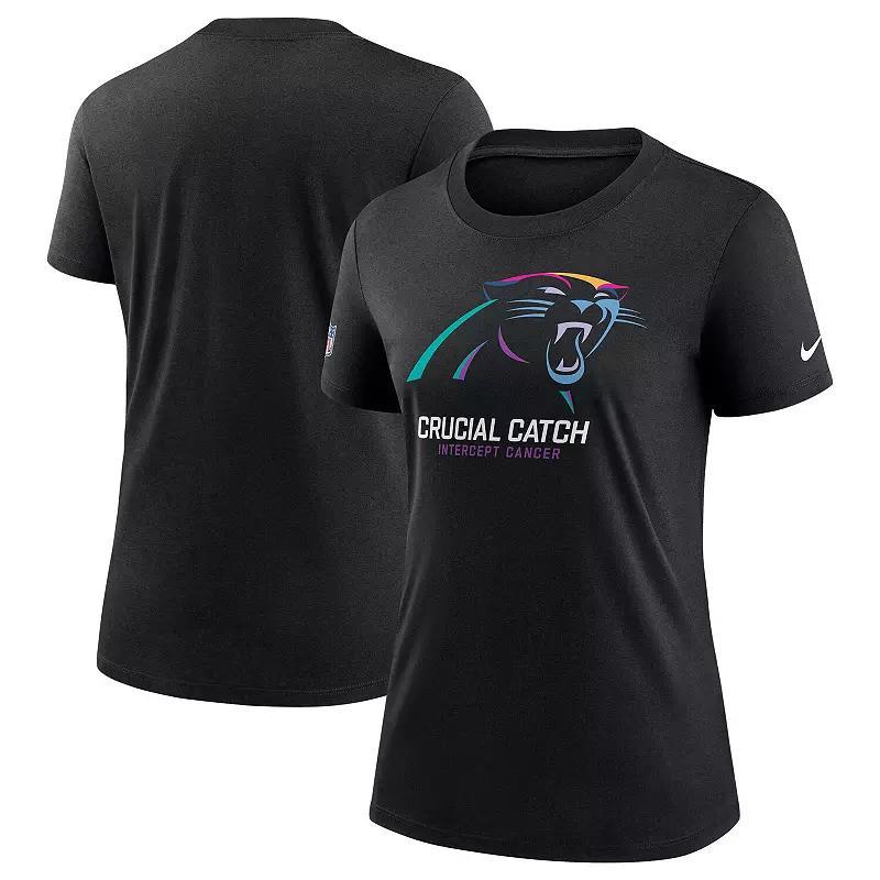 Womens Nike Carolina Panthers 2024 NFL Crucial Catch Tri-Blend T-Shirt Product Image