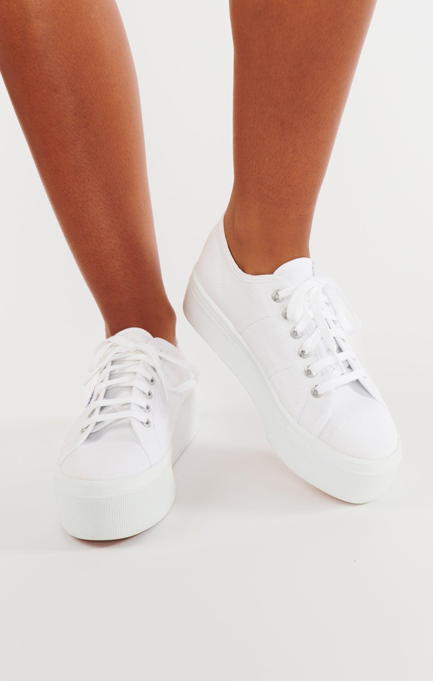 Superga 2790 Platform Sneakers ~ White Product Image