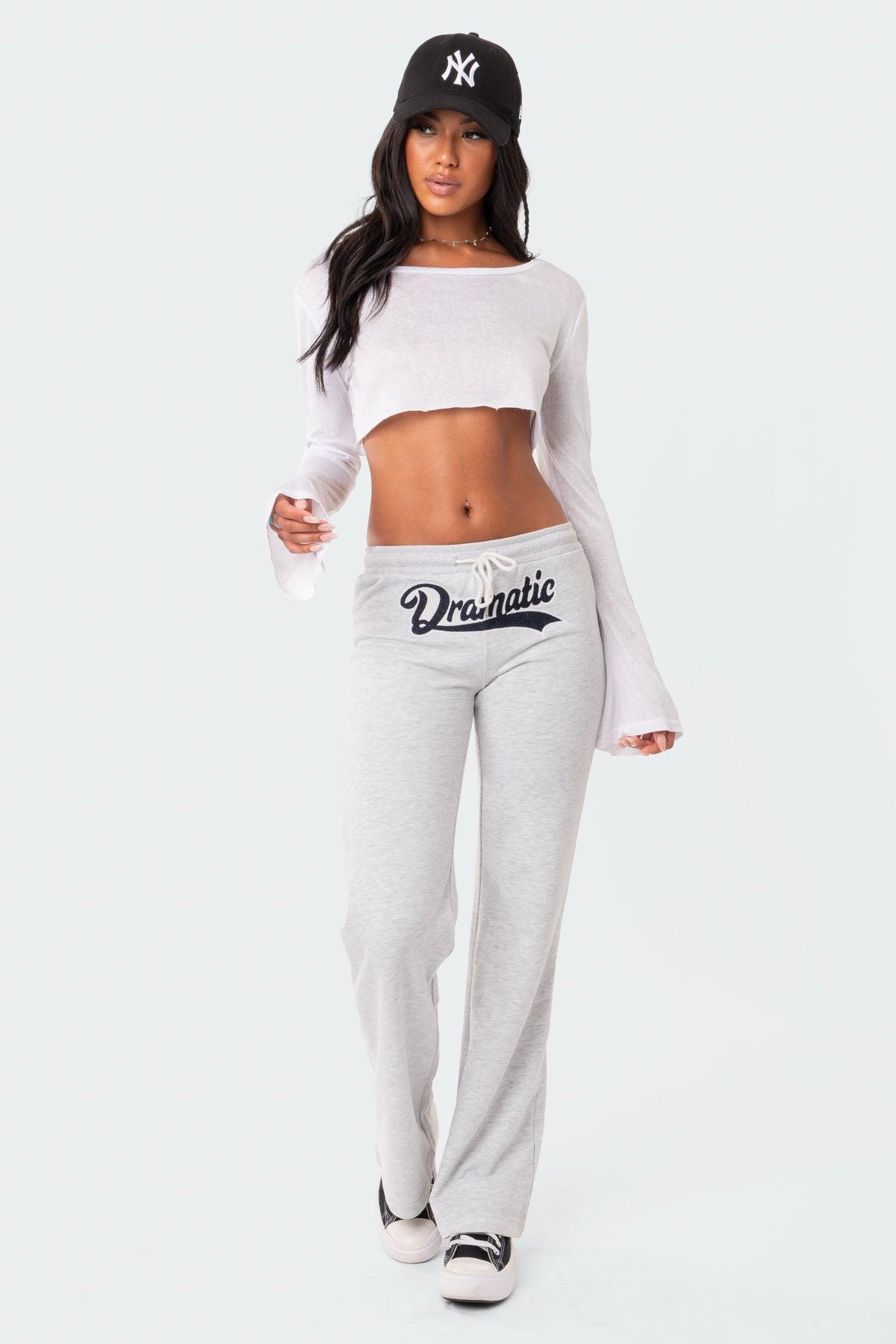 Dramatic Low-Rise Sweatpants Product Image