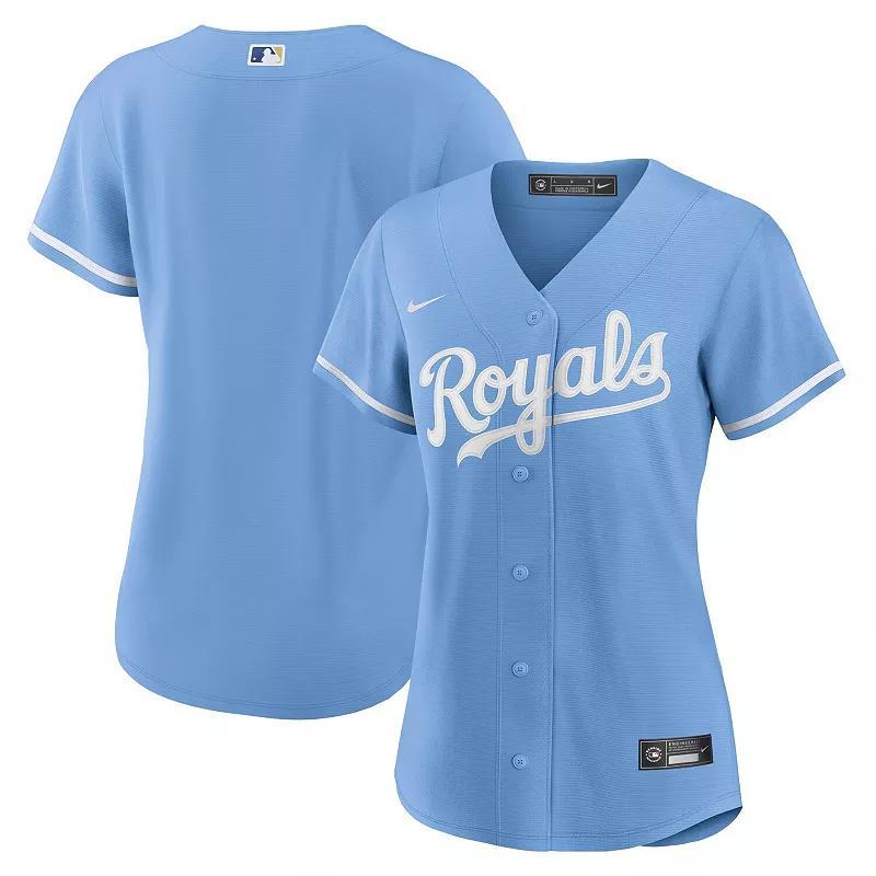 Womens Nike Kansas City Royals Alternate Replica Team Logo Jersey Product Image