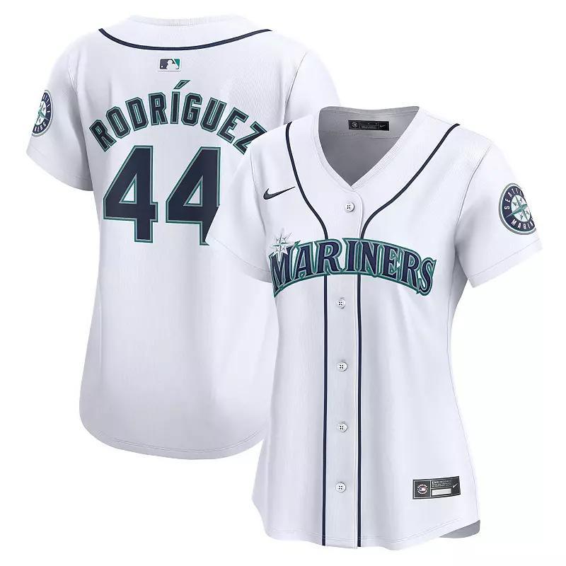 Womens Nike Julio Rodriguez White Seattle Mariners Home Limited Player Jersey - White Product Image