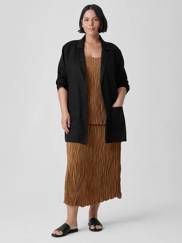 EILEEN FISHER Organic Linen Long Blazerfemale Product Image