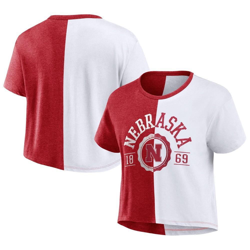 NCAA Nebraska Cornhuskers Womens Split T-Shirt Product Image