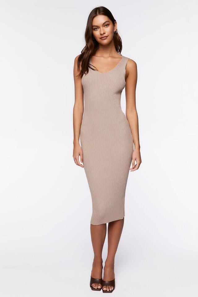 Ribbed Sweater-Knit Dress | Forever 21 Product Image