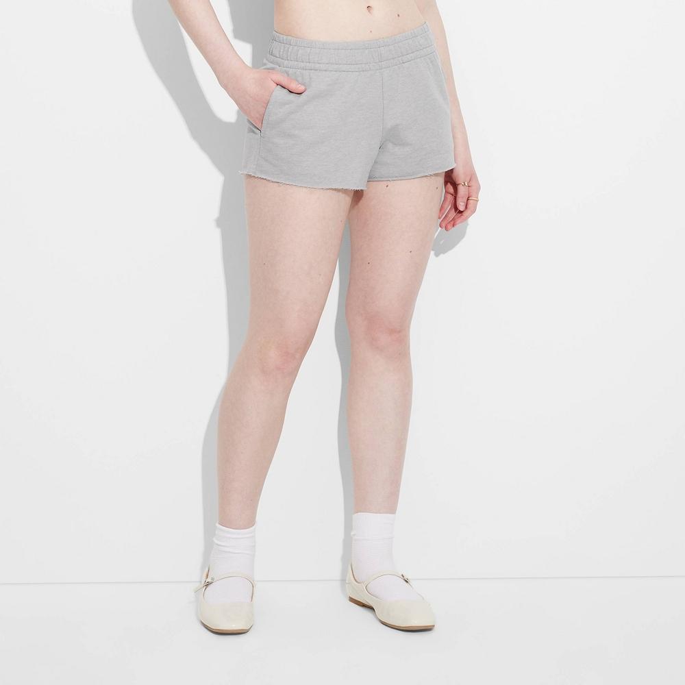 Womens High-Rise Knit Value Shorts - Wild Fable Light XL Product Image