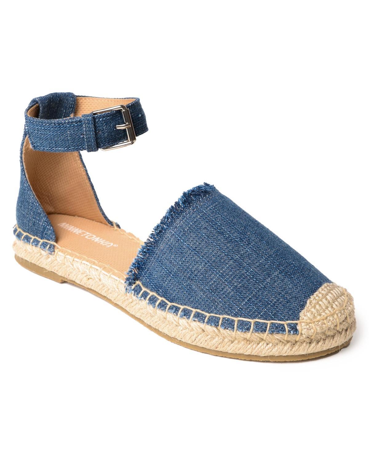 Womens Minnetonka Prima Espadrille Sandal Denim Product Image