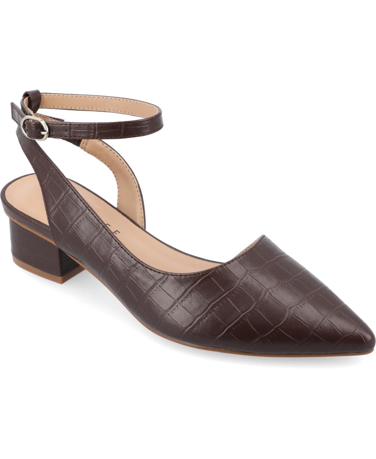 Journee Collection Keefa Womens Heels Brown Product Image