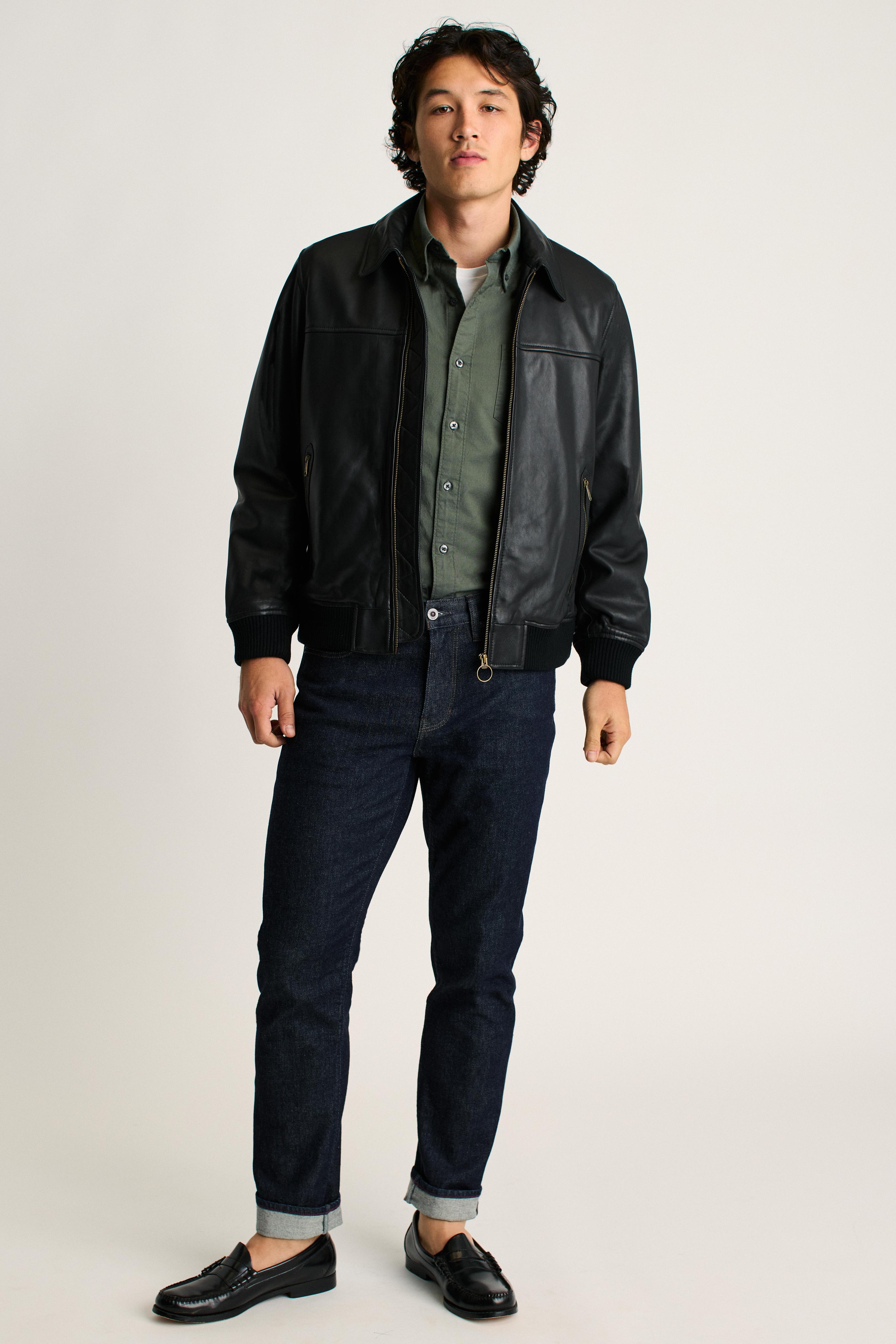 The Bowery Leather Bomber Product Image