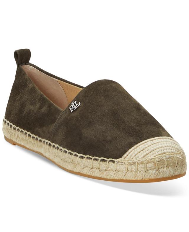 Lauren Ralph Lauren Cameryn Leather Espadrille Flats Product Image